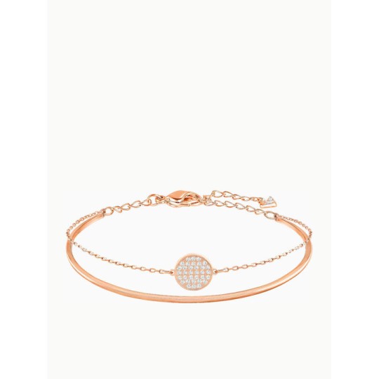 Swarovski Ginger White Rose-Gold Tone Plated 5274892 Λευκό, Επιχρυσωμένο, Ροζ Χρυσό
