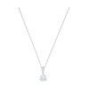 Swarovski Solitaire Pendant, White, Rhodium plated 5472635