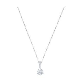 Swarovski Solitaire Pendant, White, Rhodium plated 5472635
