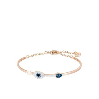 Βραχιόλι Swarovski Symbol από Μεικτά Μέταλλα με Μπλε Κρύσταλλα 5171991