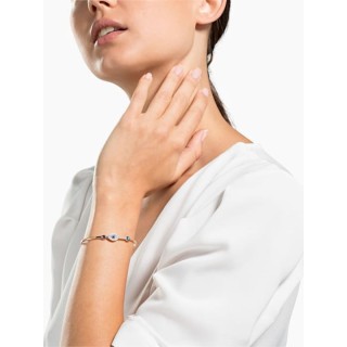 Βραχιόλι Swarovski Symbol από Μεικτά Μέταλλα με Μπλε Κρύσταλλα 5171991