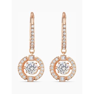 Swarovski Γυναικεία Σκουλαρίκια Κρεμαστά Με Πέτρες Sparkling Dance Stone Επιχρυσωμένα (5504753)