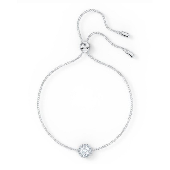 Swarovski Angelic Round White Rhodium Plated 5567934 Λευκό, Επιροδιωμενο