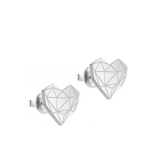 LIEBESKIND BERLIN stud earrings size 11 mm in stainless steel LJ-0307-E-11 