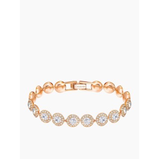 Swarovski 5240513 Γυναικείο Βραχιόλι Ροζέτα Angelic Επιχρυσωμένο