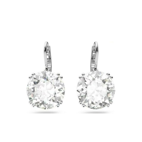 Swarovski Millenia Earrings, Round Cut Crystal, White, 5628351