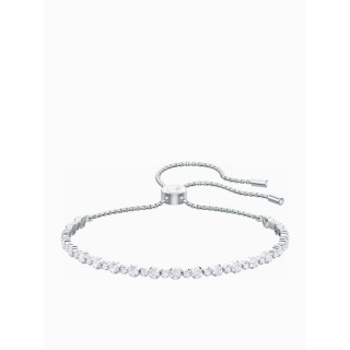 Βραχιόλι Swarovski Επιροδιωμένο Λευκό 5465384