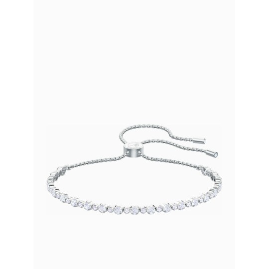 Βραχιόλι Swarovski Επιροδιωμένο Λευκό 5465384