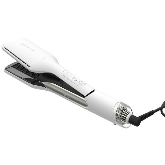 GHD Duet Πρέσα Μαλλιών με Κεραμικές Πλάκες White (HHWG1022)