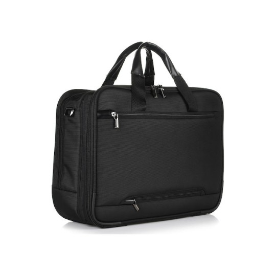 Samsonite XBR Bailhandle 3C Ανδρικός Χαρτοφύλακας σε Μαύρο χρώμα (75219-1041)