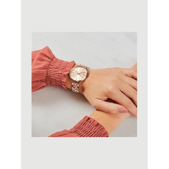 Michael Kors Pyper Ρολόι Ροζ Χρυσό MK3897
