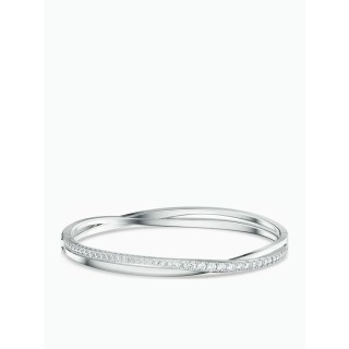 Swarovski Twist Rows Small Γυναικείο Βραχιόλι Χειροπέδα από Ασήμι 5572725