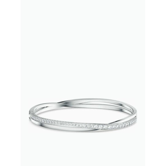 Swarovski Twist Rows Small Γυναικείο Βραχιόλι Χειροπέδα από Ασήμι 5572725 Swarovski Twist Rows Small Γυναικείο Βραχιόλι Χειροπέδα από Ασήμι 5572725