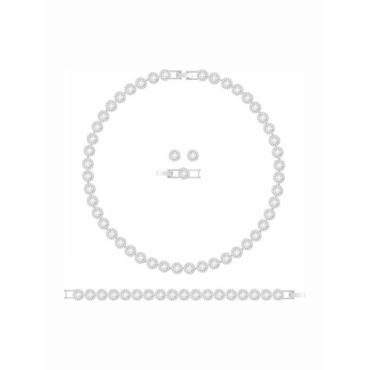 Σετ Κοσμημάτων Swarovski Angelic με Κολιέ Σκουλαρίκια & Βραχιόλι με Πέτρες 5367853 Σετ Κοσμημάτων Swarovski Angelic με Κολιέ Σκουλαρίκια & Βραχιόλι με Πέτρες 5367853