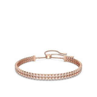 Swarovski 5224182 Subtle Rose Gold Plated Bracelet 