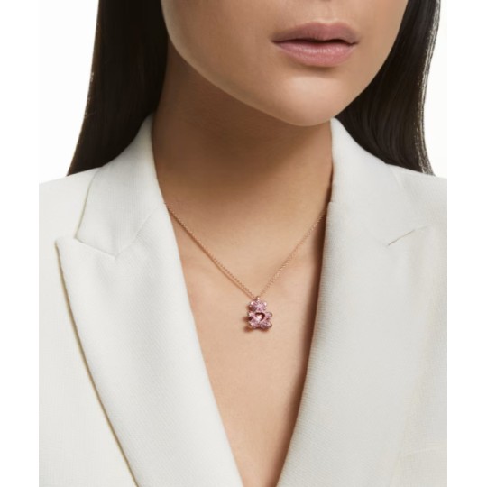 Swarovski Teddy with Pink Gold Plating 5642976