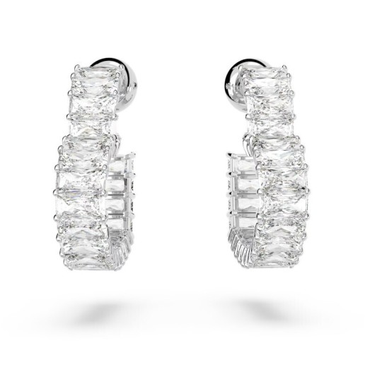 Swarovski Γυναικεία Σκουλαρίκια Heart Motif and Radiant Swarovski Crystals 5653170