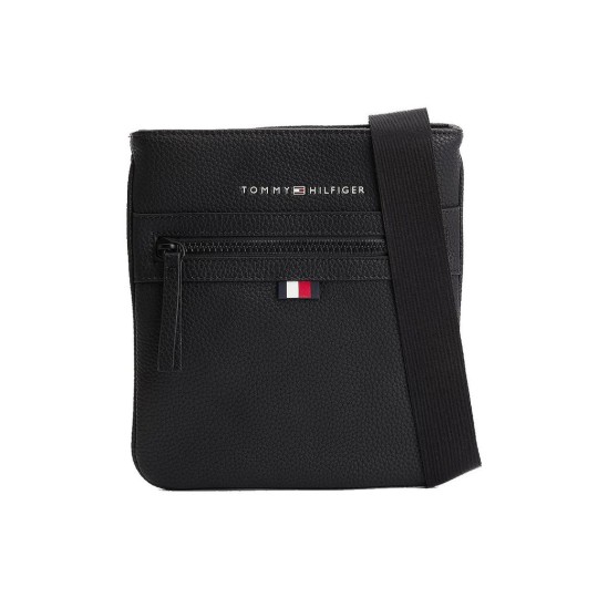 TOMMY HILFIGER 9505 Essential Mini Flat Crossover Τσάντα Μαύρο