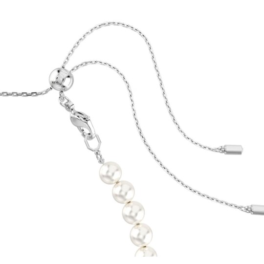 Swarovski Ariana Grande x Choker Crystal Pearl Heart White Rhodium Plated 5720861