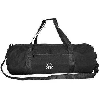 Benetton Σακ Βουαγιάζ Μαύρο Υφασμάτινο Μ65xΠ25xΥ25εκ. 199654