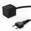 Allocacoc Extended PowerCube 4 Θέσεων με USB-A και USB-C Καλώδιο 3m