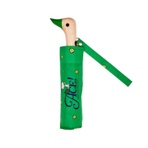 Original Duckhead – Peanuts Ace Σπαστή Ομπρέλα με Χειροποίητο Χερούλι Πάπια