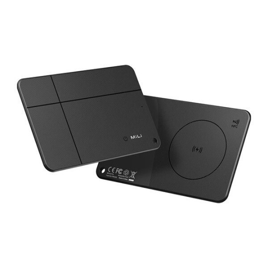 MiLi MiCard Duo Apple and Google Tracker Black