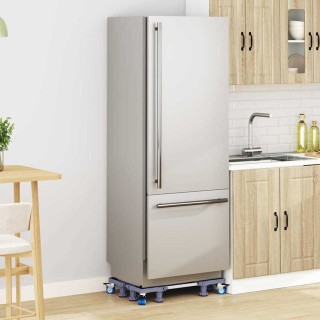 Home Use HUH-0260 Adjustable Base For Washer/Kitchen/Fridge with Wheels 70x90εκ