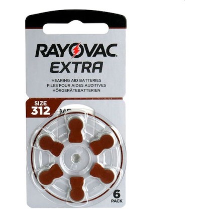 Rayovac 312MF Μπαταρίες Ακουστικών βαρηκοιας
