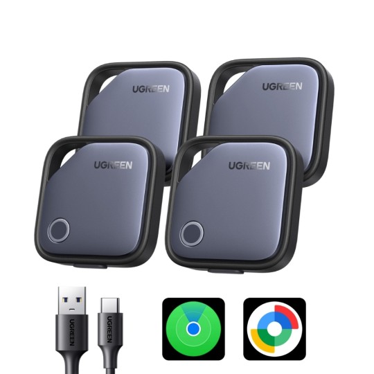 UGREEN CM916 75646P Φορητή Συσκευή Εντοπισμού BT Compatible with IOS & Android 4τμχ