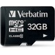 Verbatim MicroSDHC 32GB Class 10 U1 V10