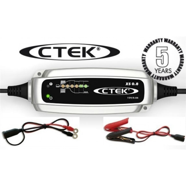 CTEK XS 0.8 Φορτιστής μπαταριών 