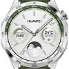 Huawei Watch GT 4 Stainless Steel 46mm (Green Composite Strap) 