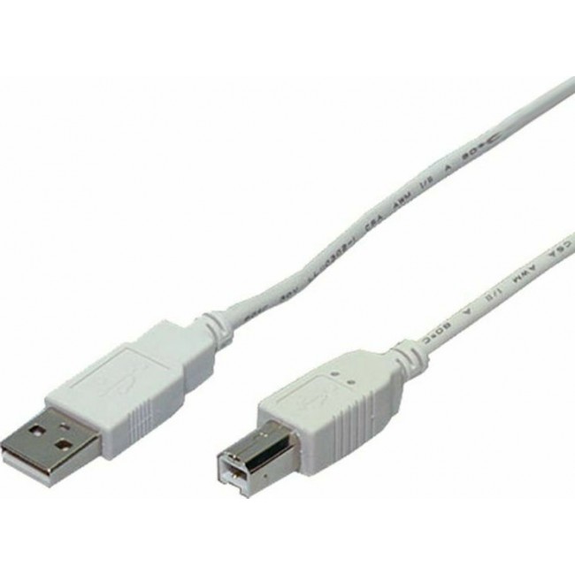 LogiLink USB 2.0 Cable USB-A male - USB-B male 2m (CU0007)