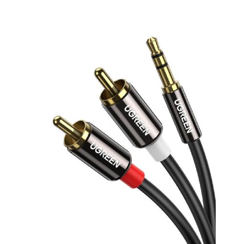 Ugreen Καλώδιο 3.5mm male - RCA male Μαύρο 1.5m (10583)