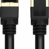 Ugreen F/FTP Cat.7 Καλώδιο Δικτύου Ethernet 2m Μαύρο (11269)