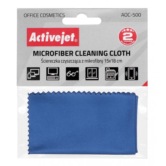 Activejet Microfiber Cleaning Cloth 15x18cm (AOC-500)