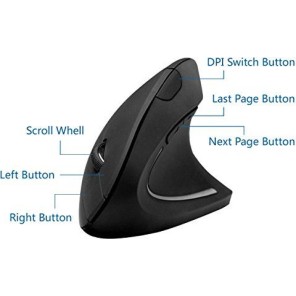 Anker AK-UBA 2.4G Wireless Vertical Ergonomic Optical Mouse  Anker AK-UBA 2.4G Wireless Vertical Ergonomic Optical Mouse