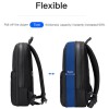 ARCTIC HUNTER B00410 Τσάντα Πλάτης  με Θήκη Laptop 15.6", Πτυσσόμενη, 21L, Μαύρη