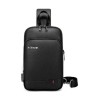 ARCTIC HUNTER XB00113 Τσάντα Crossbody  8L, Μαύρη