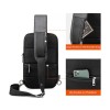 ARCTIC HUNTER XB00113 Τσάντα Crossbody  8L, Μαύρη