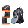 ARCTIC HUNTER B00387 Τσάντα Πλάτης με Θήκη Laptop 15.6", 26L, USB, Γκρι