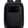 ARCTIC HUNTER B00487 Τσάντα Πλάτης  με Θήκη Laptop 15.6", Λουκέτο TSA, 22L, Μαύρη