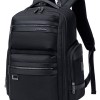 ARCTIC HUNTER B00682 Τσάντα Πλάτης με Θήκη Laptop 15.6", USB, Λουκέτο TSA, 23.5L, Μαύρη