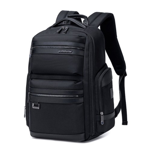 ARCTIC HUNTER B00682 Τσάντα Πλάτης με Θήκη Laptop 15.6", USB, Λουκέτο TSA, 23.5L, Μαύρη