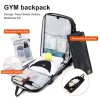 ARCTIC HUNTER B00391 Τσάντα Πλάτης με Θήκη Μπάλας & Laptop, 26L, Μαύρη