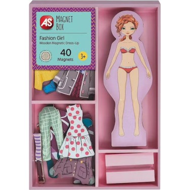 AS Μαγνητικό Παιχνίδι Κατασκευών Fashion Girl (1029-64053)
