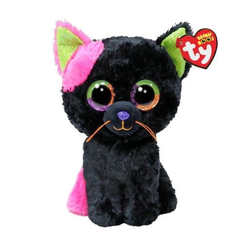 TY Beanie Boos Licorice Χνουδωτή Γατούλα Μαύρη 15εκ (1607-37350)