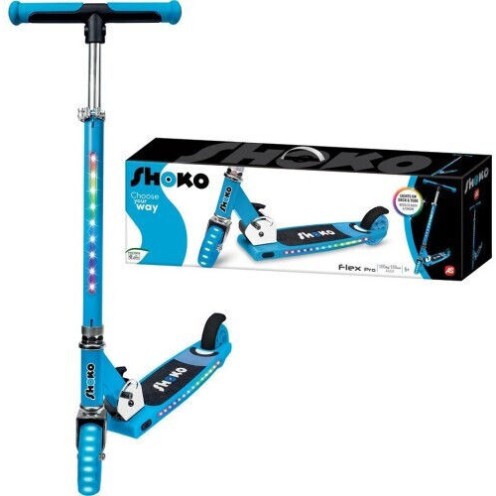 AS Παιδικό Πατίνι Αναδιπλούμενο Shoko Flex Pro Δίτροχο για 5+ Ετών Μπλε