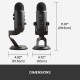 Blue Yeti Microphone USB Blackout (988-000229) 